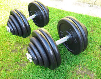 Nakládací činky 2x60kg za 7490,-