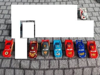 Auta Cars Mattel Závodní - kovové modely