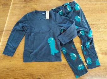 Nové fleesové pyžamo vel. 122/128