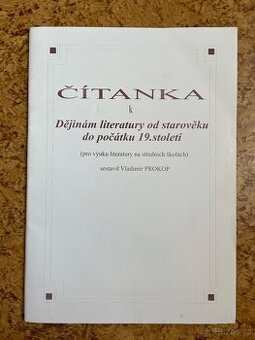 Čítanka k dějinám lit. od starověku do počátku 19.st.