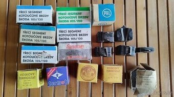 Škoda 100 110r 105 brzdové destičky termostaty vše nové -