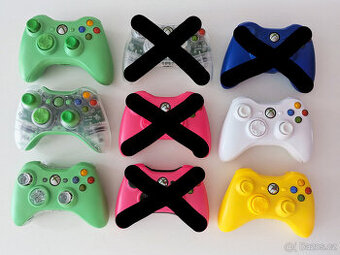 Barevné ovladače Xbox 360 - jako nové, Praha