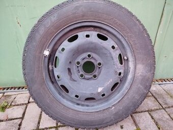 14" plech. kola 4ks 5x100 ŠKODA VW. Pneu KO