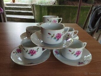 retro kávová souprava