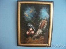 obraz olejomalba zátiší s ovocem