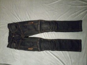 Textilní moto kalhoty jeans