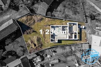 Prodej rozestavěného domu, pozemek 1 236 m2 - Určice
