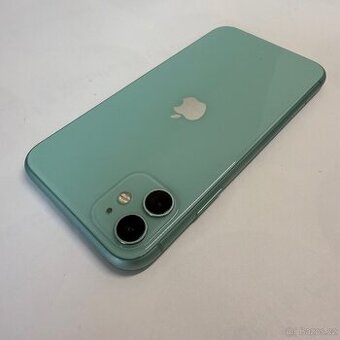 iPhone 11 64GB, zelený, nefunkční FaceID (rok záruka)