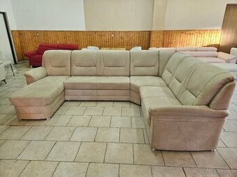 SEDACÍ  SOUPRAVA  ROZKLÁDACÍ VE TVARU - U