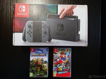 Prodám Nintendo-Switch+2hry