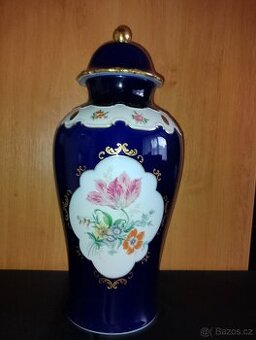 Porcelánová váza / dóza s víkem velká