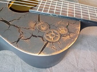 Steampunková Španělská Kytara - Japenec značky Shero guitars - 1