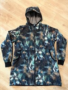 Dámský handmade softshellový kabát XL zimní střih Unuo