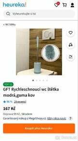 Rychleschnoucí WC štětka GFT - 1