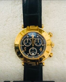 Dámské švýcarské hodinky Versace Reve Rosegold zlacené