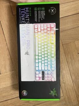 Herní klávesnici RAZER Huntsman V3 Pro Tenkeyless v bílé edi