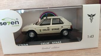 Škoda Favorit Celní stráž Limit 54ks Abrex/Seven 1:43
