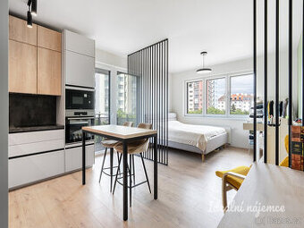 Pronájem bytu 1+kk, U plynárny, Michle, 20900 Kč/měs, 37 m2