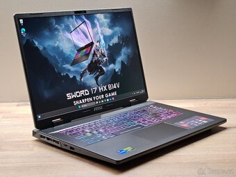 17,3" 165HZ_MSI SWORD 17 HX B14V_i7-14650HX_RTX 4060 8GB