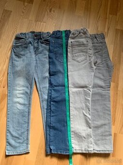 4x rifle, džíny 140, Benetton, Pepperts
