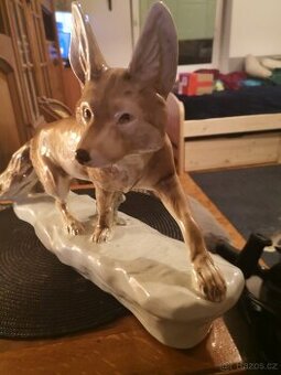 porcelánové sošky zvířat