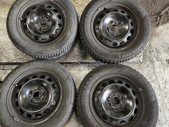plechové disky 5x112 r16 zimní pneumatiky 205/60 r16 6-7mm