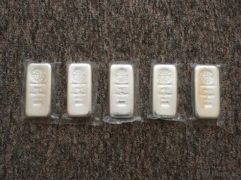 Stříbro-investiční slitky 1000g