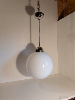 lustr z poniklované mosazi velká koule 30cm až 5ks