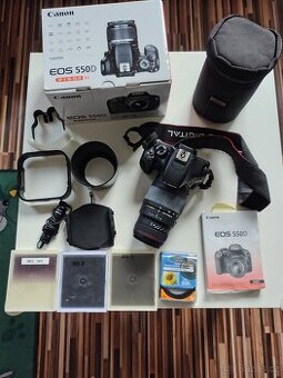 Canon EOS 550D + objektiv Sigma 70-300mm F4-5.6 APO DG Macro