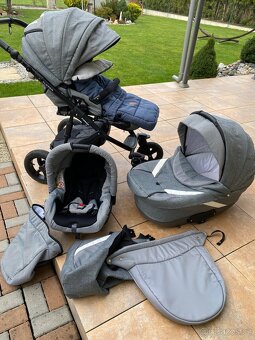 Kočárek Firkon Flipper 3 v 1+autosedačka - 1