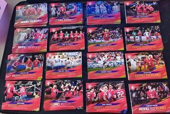 2x set kartiček ROAD TO EURO - Hrdí Lvi