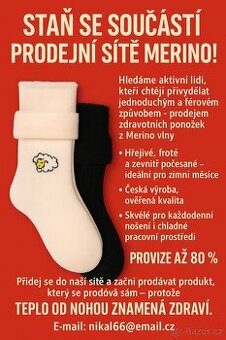 Merino ponožky možnost prividělku