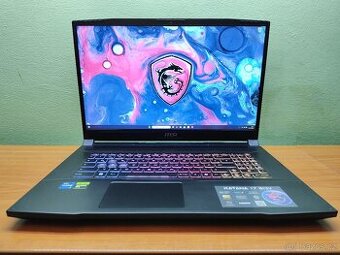Nepoužitá 17" Katana,RTX-8gb-4.gen Mux,i7-13th,DDR5, M.2 1T