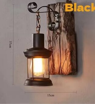 Nástěnné Rustikální svítidlo
