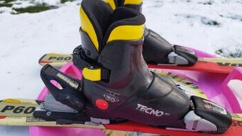 Dětské lyže 80 cm + lyžáky