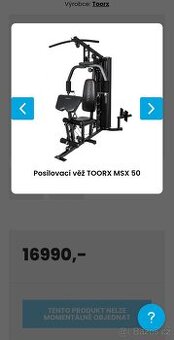 Multifunkční posilovací věž TOORX MSX 50