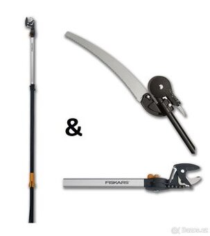 Fiskars teleskopické nůžky s pilkou