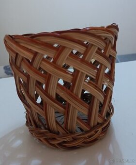 Proutěný přírodní obal na květináč na květiny