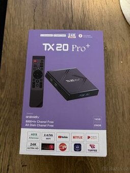 Nový smart TV BOX 5G TX20+ PRO 4K 24K ANDROID TV