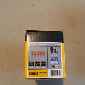 DeWALT hřebíky DDF6500027 - 700 x C4-C5 27 x 3mm