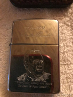 zippo original s kozenym pouzdrem