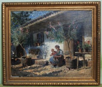 Olejomalba - Ferenc Ujváry - Na zápraží