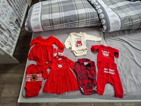 Vánoční oblečky, body, kalhoty, šaty