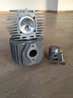 Válec po výbrusu 60ccm + hlava + pístní sada
