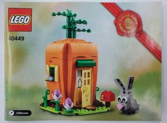 Nové LEGO 40449 Velikonoční zajíček a mrkvičkový domeček