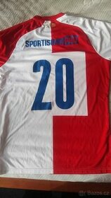 Slavia dres s podpisy L