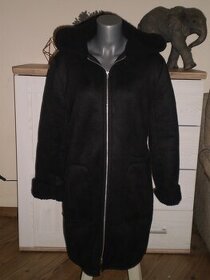 Nový černý kabát- Aniston- vel. 38 - 1