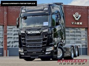 Scania 660S V8 6x2 - Nový tahač - Full spec - Full air - PTO