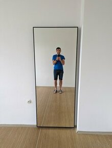 Zrcadlo 78x196cm Hovet Ikea černý rám