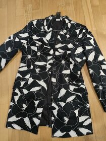 Dámský černobílý krátký jarní kabátek /sako